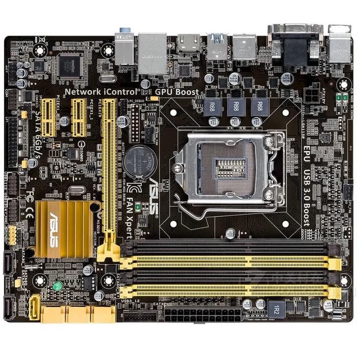 Placă de bază ASUS B85M-G PLUS, soclu 1155, DDR3 cu patru canale