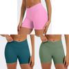 Womens Yoga Shorts With Nylon Fabric For Running And Fitness Activities