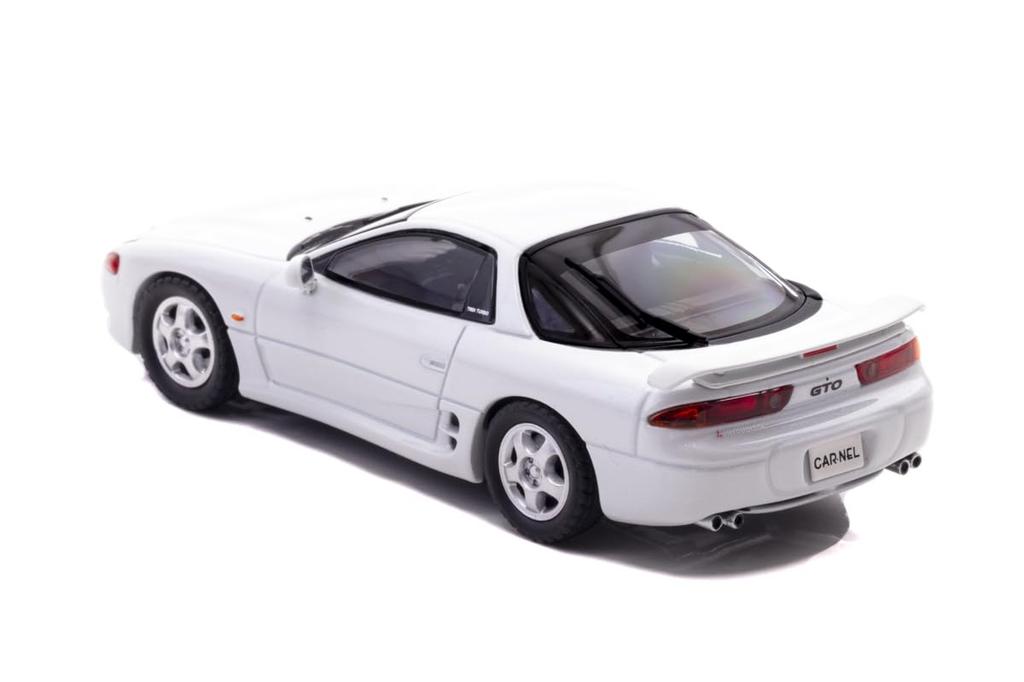 CARNEL 1/43 Scale Mitsubishi GTO Twin Turbo (Z16A) 1993 Galaxy White Finished Model CN439303