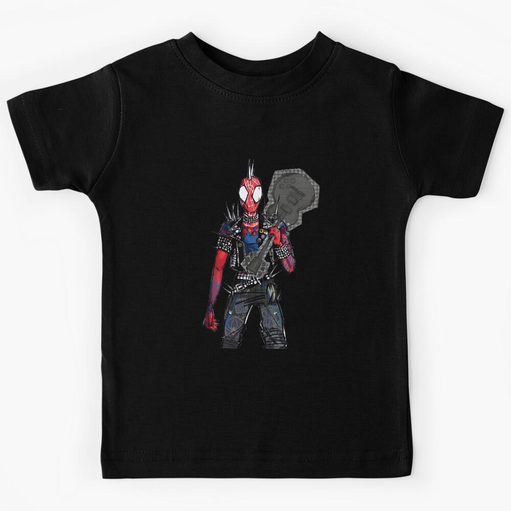 spider-punk AKA hobie brown Kids T-Shirt 100