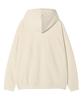 Fleece Hooded Half-Zip In Cream