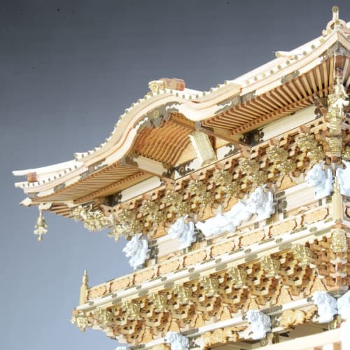Woody Joe 1/50 Nikko Toshogu Shrine Yomeimon Gate Wooden Model Assembly Kit