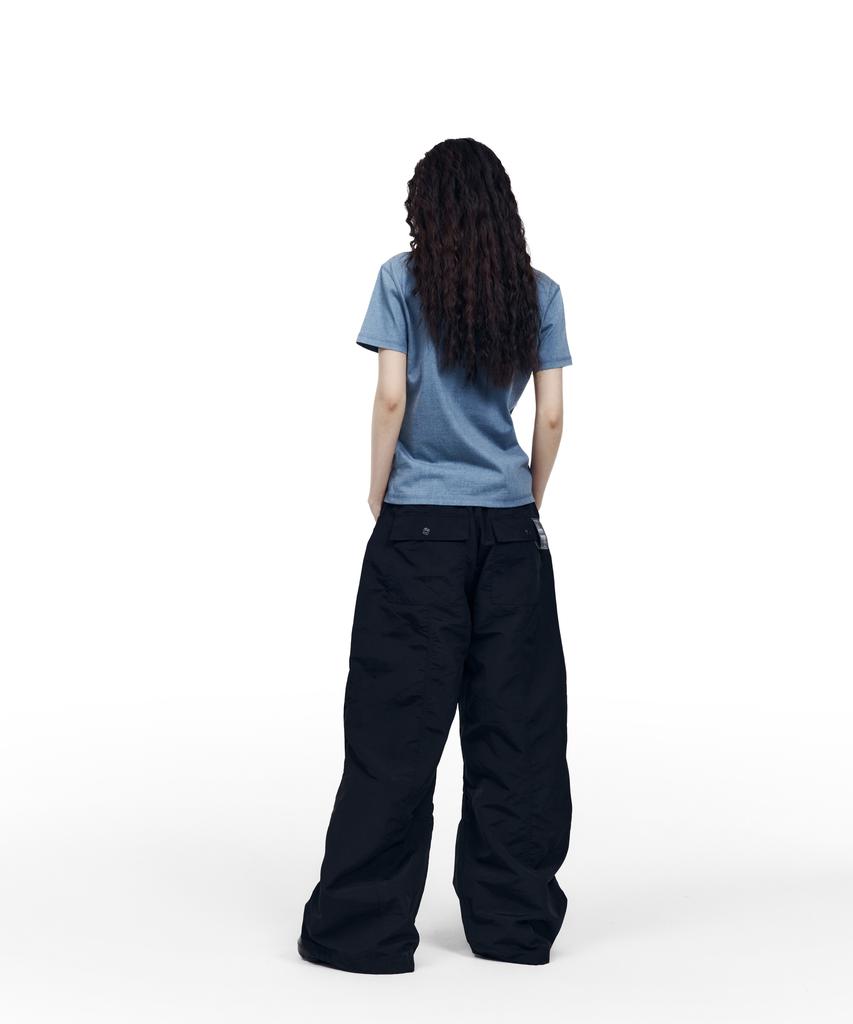 AAKAM Knee Pin-Tuck Rain Shield Pants (Black)