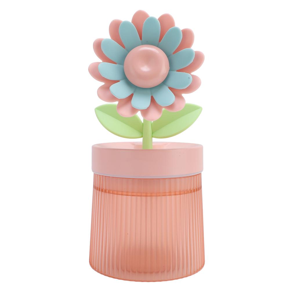 260ML Sonnenblumen-Desktop-Luftbefeuchter Buntes Umgebungslicht USB-Nebel-Diffusor Tragbarer Luftbefeuchter für