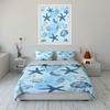 Starfish and Seashells Pattern. Bedding Sets Duvet Cover Sets Duvet Covers Pillowcases(1 * Duvet Cover 2 * Pillowcases Without Duvet Insert)