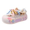 Fashion Designer Cute Kawaii Dad Shoes for Women Girls Platform Vulcanized Shoes Ladies Colorful Round Head Casual Fur Warm Shoes Winter