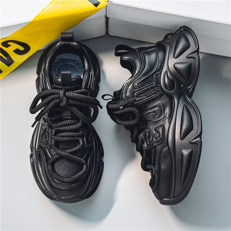 Modă Toamnă Iarnă Adidași Casual pentru Bărbați Pantofi de Alergare Retro cu Șireturi Culori Mixte Sport în Aer Liber Confortabili Pantofi cu Platformă