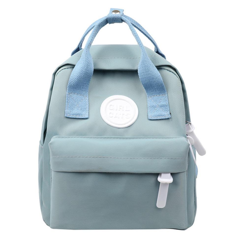 

Oxford Cloth Student School Bag Large Capacity Canvas Rucksack Fashion Children Backpack Kids S Blue