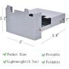 Solid Fuel Tablet Pocket Stove Backpacking Folding Pocket Stove Outdoor Travel Portable Stove Ultralight Alcohol Camping Grill