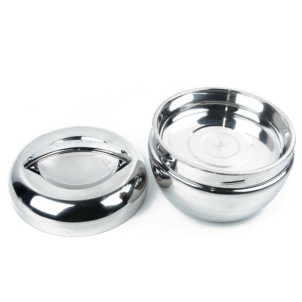 Stainless Steel Lunch Box for Kids Food Container Handle Heat Retaining Thermal Insulation Bowl Portable Picnic Bento Box