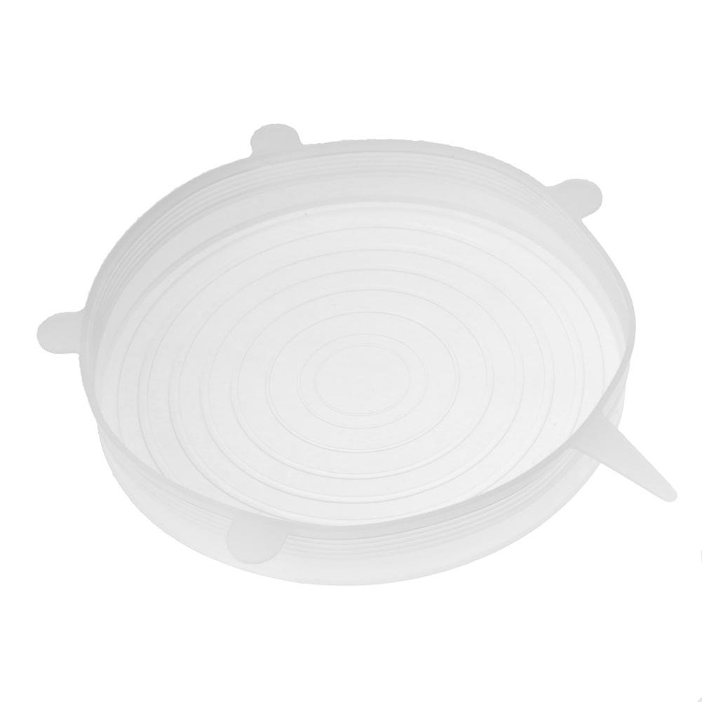 Capac extensibil din silicon Capac reutilizabil din silicon Păstrați alimentele proaspete Capace de etanșare din silicon premium pentru ambalaj alimentar Capac oală pentru depozitarea alimentelor