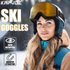 Photochromic UV400 Protection Ski Goggles Sports Mask for Men Women Winter Anti-Fog Snowboarding Goggle Skiing Glasses