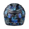 OGK Kabuto SHUMA FLAME Motorcycle Flat Size 2086224 Helmet, Black/Blue, M,