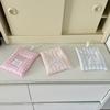 Ins Style Grid Pattern Coaster Portable Cotton Cloth Insulation Pad Drink Coasters  Home Decoration