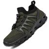 Men's Athletic Wading Sneakers Trail Running Shoes Breathable Knitted Trainers Light Non-slip Outdoor Hiking Footwear