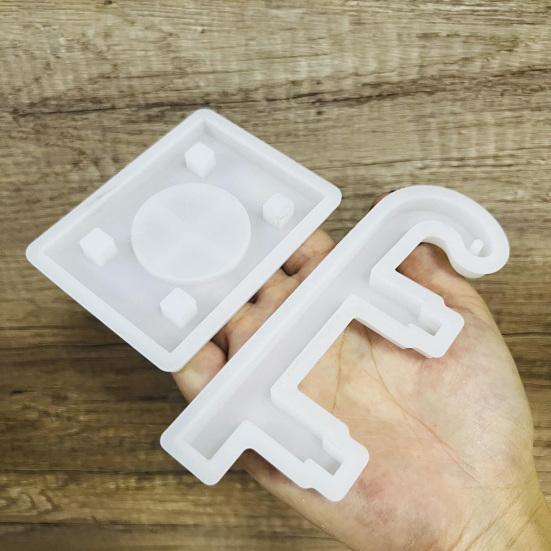 Christmas Reindeer Sleigh Mold Silicone Mold for Candle Holders Soap Plaster Crafts Flexible Non-Stick DIY Baking Mold for Holiday Decor
