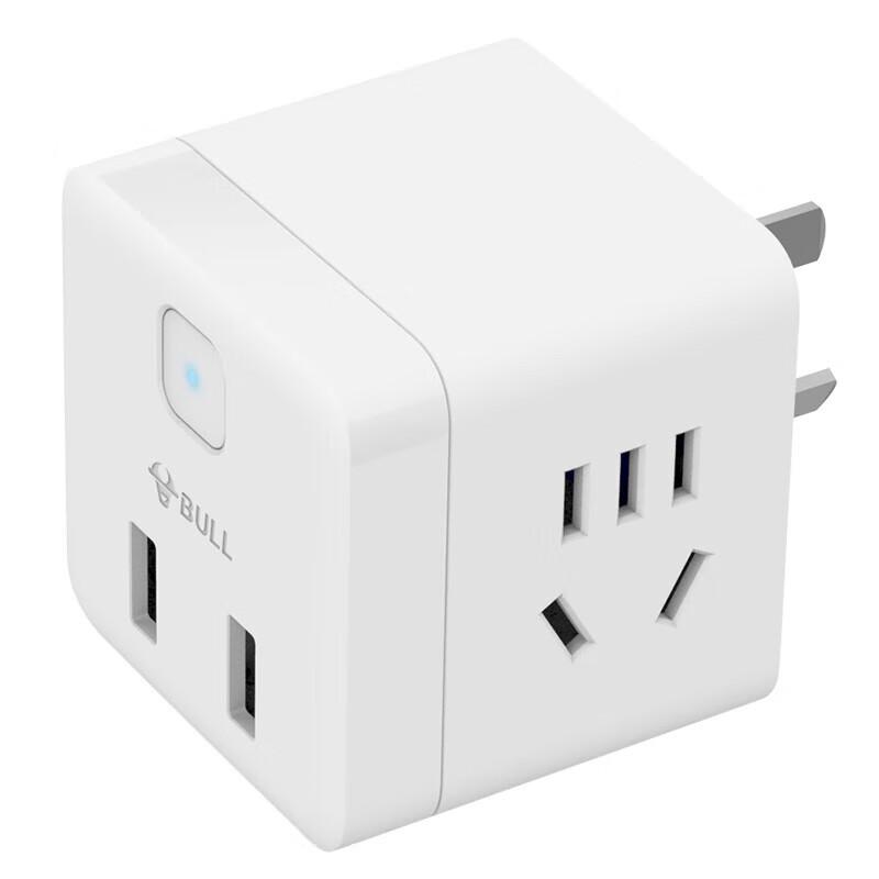 BULL Wireless Magic Cube USB Power Strip CN Plug (adapter Included)