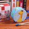 Double Sided Children's Drum Toy Wooden Material Musical Instrument Drum  Rhythm Development
