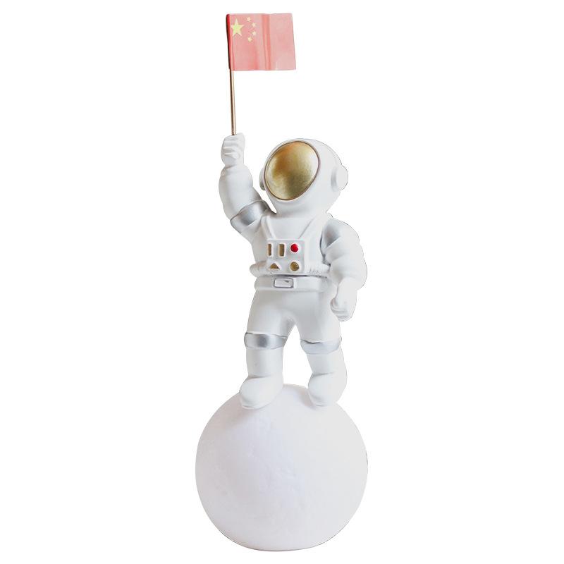 Creative Cartoon Space Astronaut Planet Ornaments Modern Simple Model Room Children's Room Bedroom Study Decoration