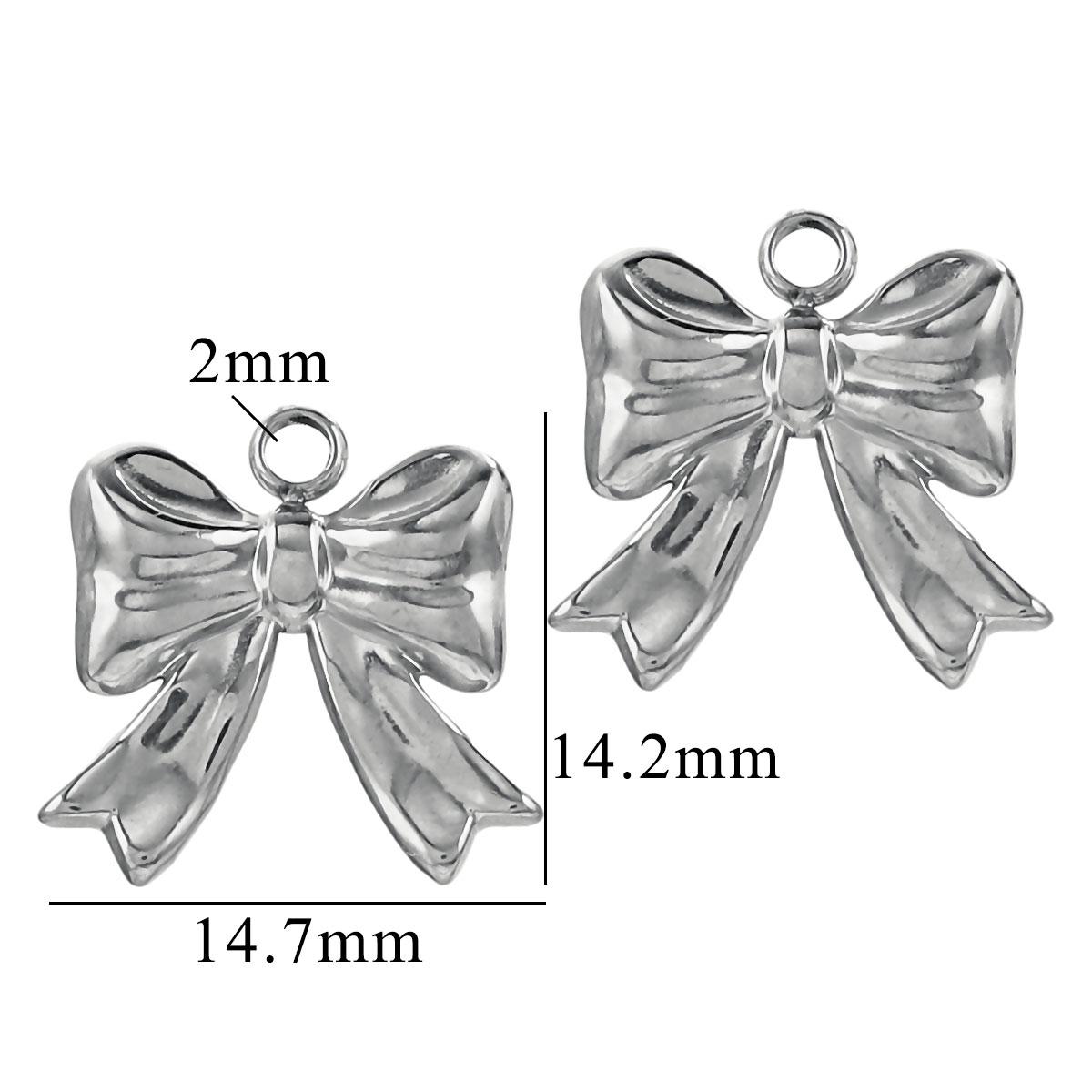 

Бант из нержавеющей стали с водонепроницаемым покрытием PVD золотом, подвески, серьги, браслеты, материалы для изготовления ювелирных изделий, ремесла оптом 20 pcs with a lot