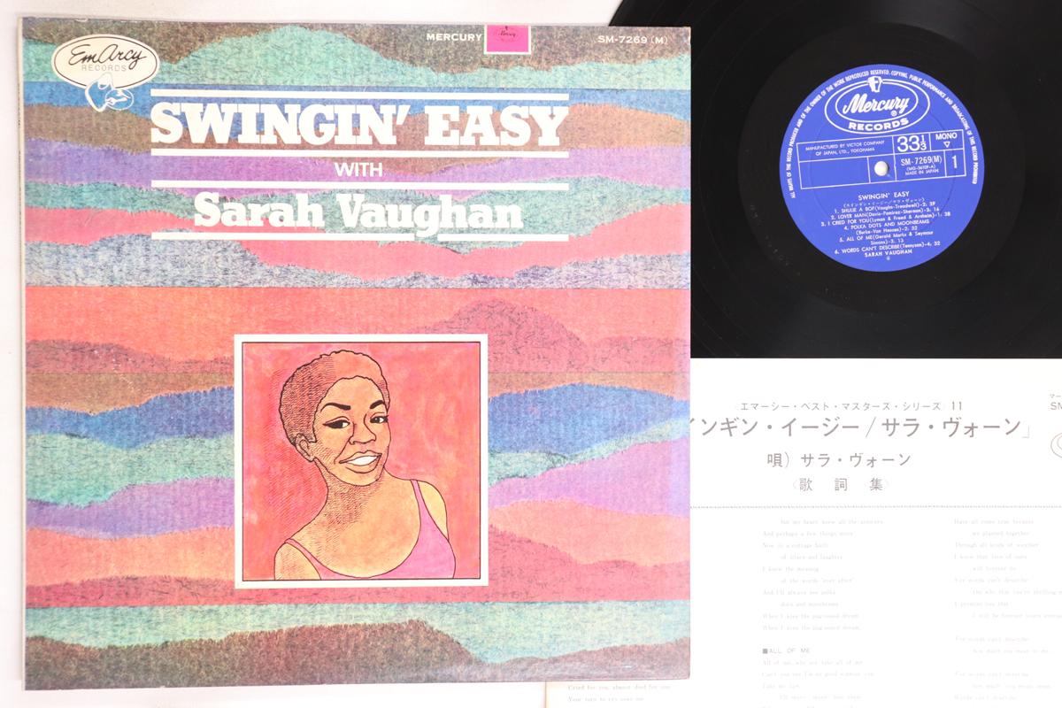 

LP Record SARAH VAUGHAN - Swingin Easy SM7269 MERCURY 1967 Japan Jazz Used
