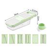 7-in-1 Adjustable Vegetable Slicer, Stainless Steel Kitchen Grater & Cucumber Slicer – Compatible with All Standard Cutting Boards