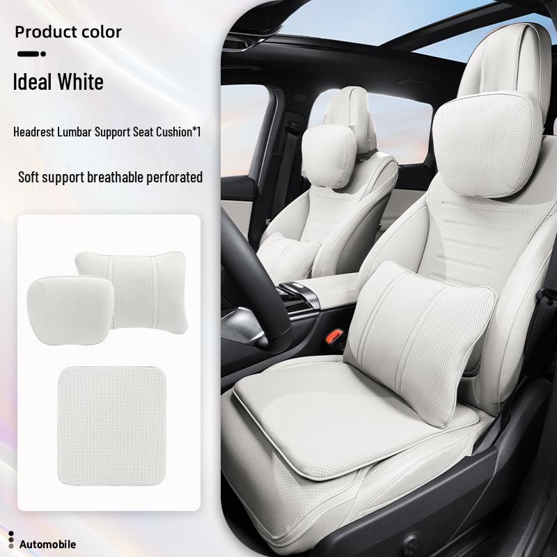 Luxurious Breathable Neck and Lumbar Seat Cushion Set for Maybach