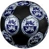 Sonderjyske FC Soccer Ball, Colorful, Suitable for All Ages, Machine-stitched, PVC Material, Competition Grade, Durable and High Bounce