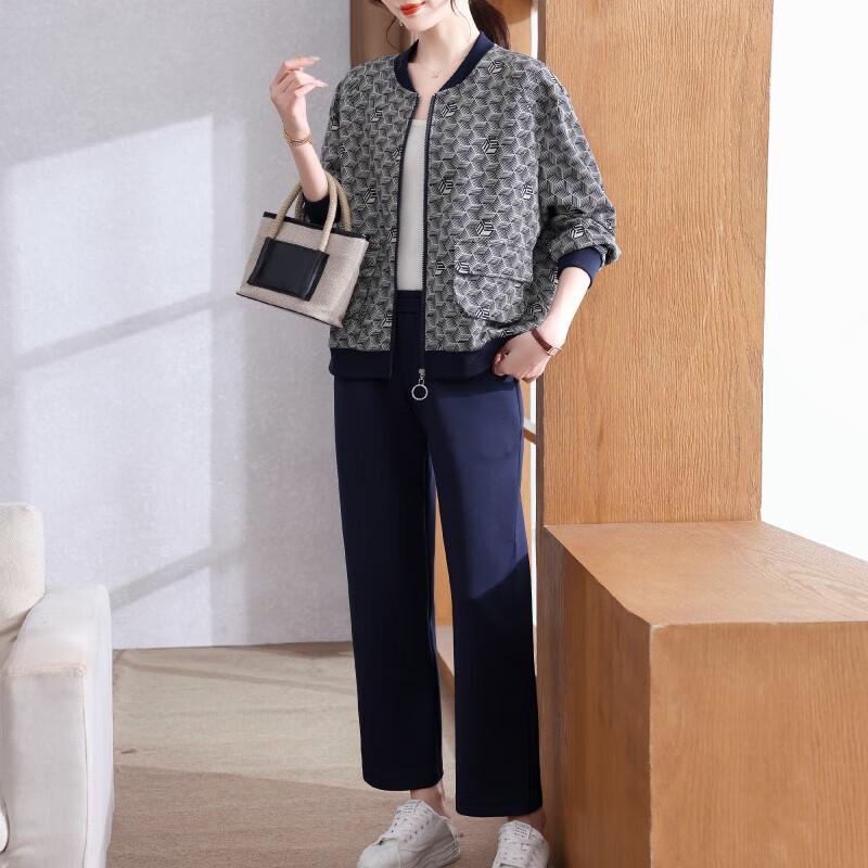 XUEXI Women's Plus Size Autumn Casual Sportswear Set