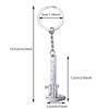 1PC/2PCS Fashion Mini Vernier Caliper Key Ring Outdoor Compact Portable Pocket Tool Keychain