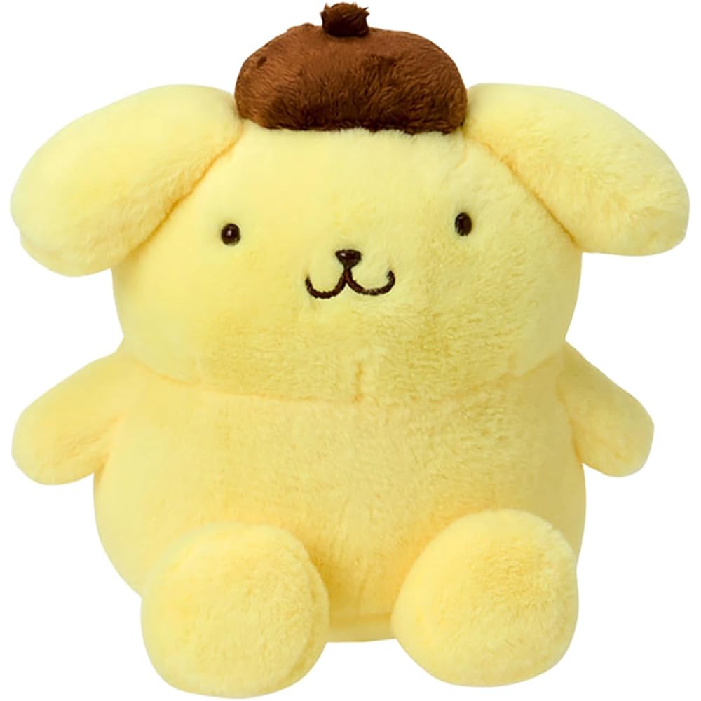 

Sanrio Pompompurin Plush Toy M 147389 Soft Cuddly Stuffed Animal 30 cm