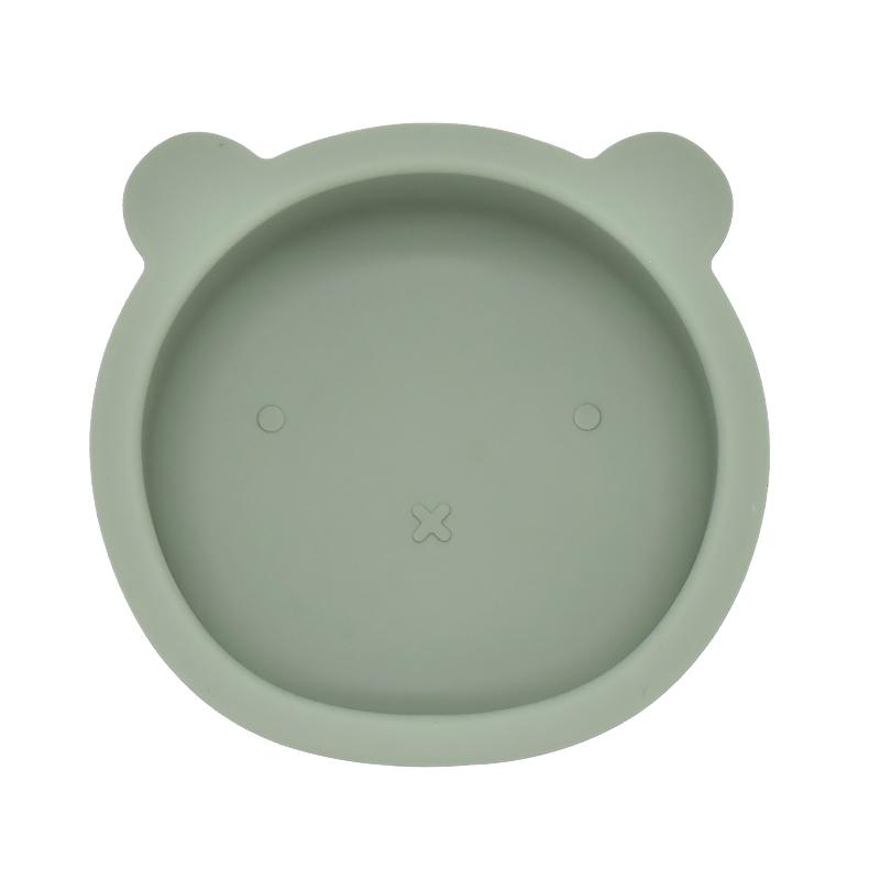 Baby Silicone Feeding Bowl Cute Lion Shape Tableware Waterproof Non-Slip Silicone Dishes