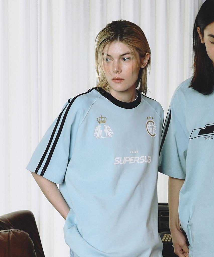 SUPERSUB Club Replica Short Sleeve T-Shirt - Baby Blue