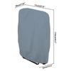 Folding Chair Cover with Storage Bag Stool Slipcover Seat Cover Durable Foldable