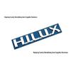 For Toyota Hilux (Old Model) Emblem: "HILLIX V6 4.0" Modified 3-Piece Rear Sticker Set