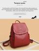 Women's Genuine Leather Anti-Theft Fashion Backpack - Versatile, Multifunctional, and Elegant Design.