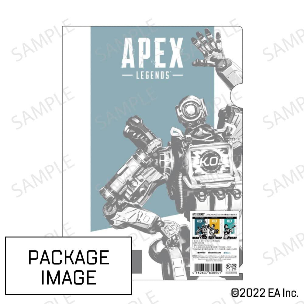 Licensed Apex Legends Clear File Set of 3 D [Official Product] Vol.1