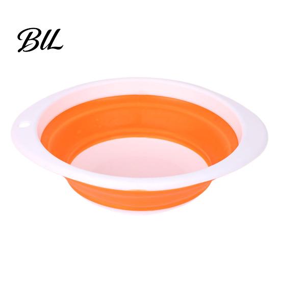 Multi Purpose Fishing Basin Foldable Silicone Bait Basin, Collapsible Lure Bowl, Portable Mixing Bucket Container, Outdoor Angling Accessories