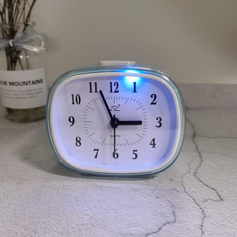 Simple Clock Hot-selling Model Big Bell Two-tone Alarm Clock Children's Bedside Clock Candy Color GH111