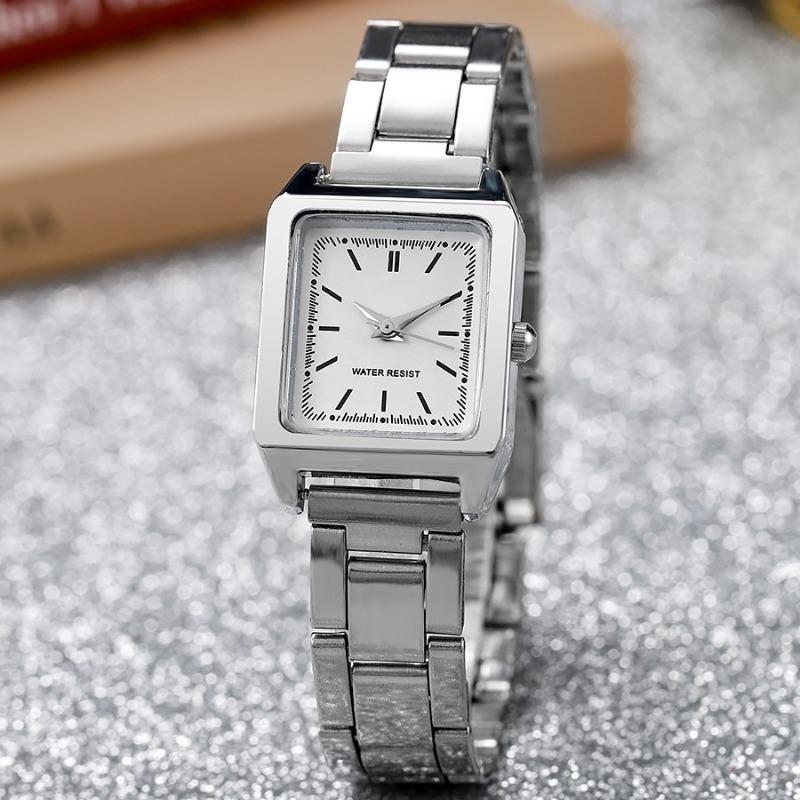 Hot Sale Small Square Watch Square Women's Watch Gold Steel Belt Quartz Watch Fashion Temperament Watch Manufacturer Spot