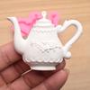 Silicone Fondant Mold Cartoon Cute Teapot Shape Handmade Candle Resin Craft Cake Decorating Tool for Kitchen Baking Gift