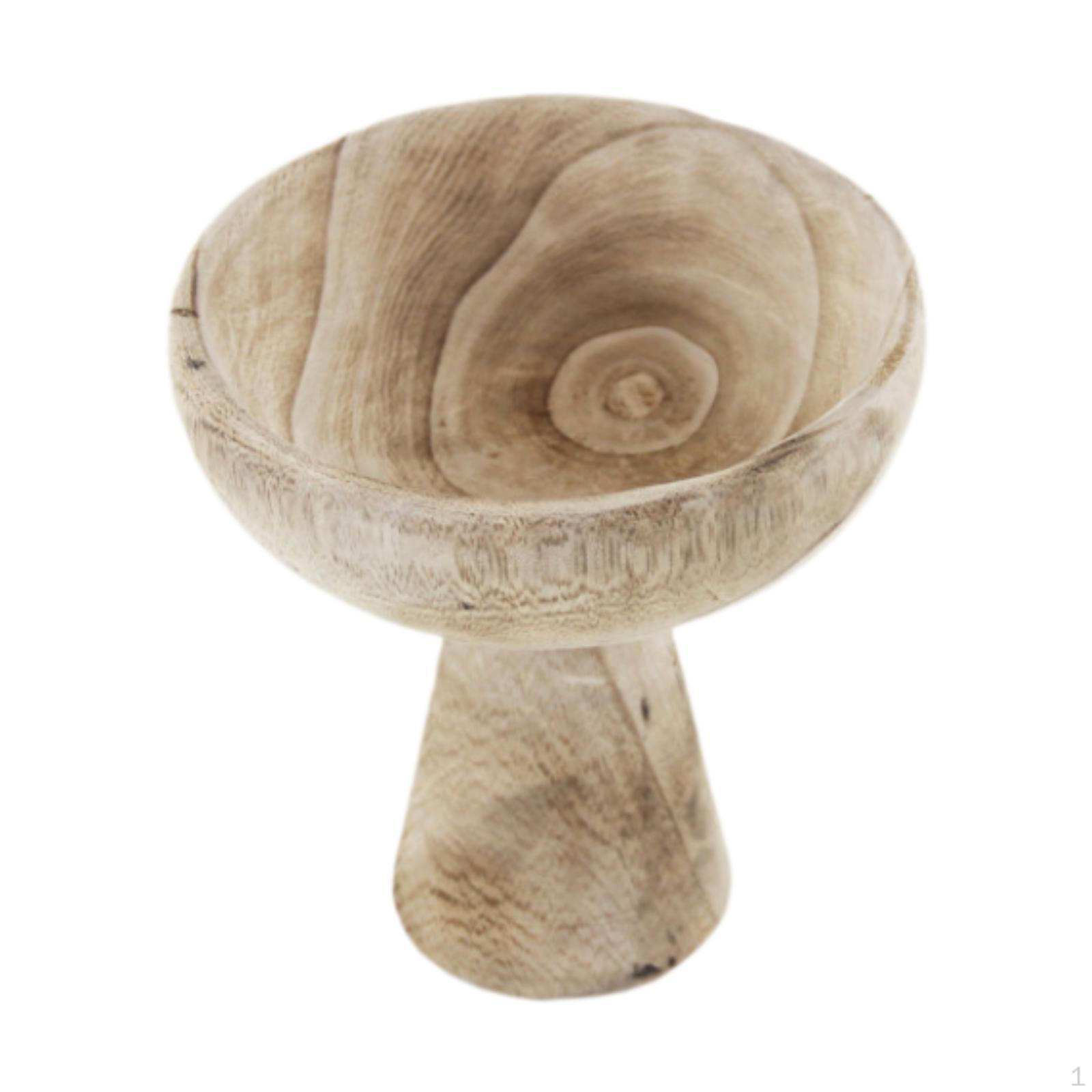 

Миска для еды на ножках, поднос для десертов, креативный многоцелевой держатель для фруктов, сушеных для ресторана Wood