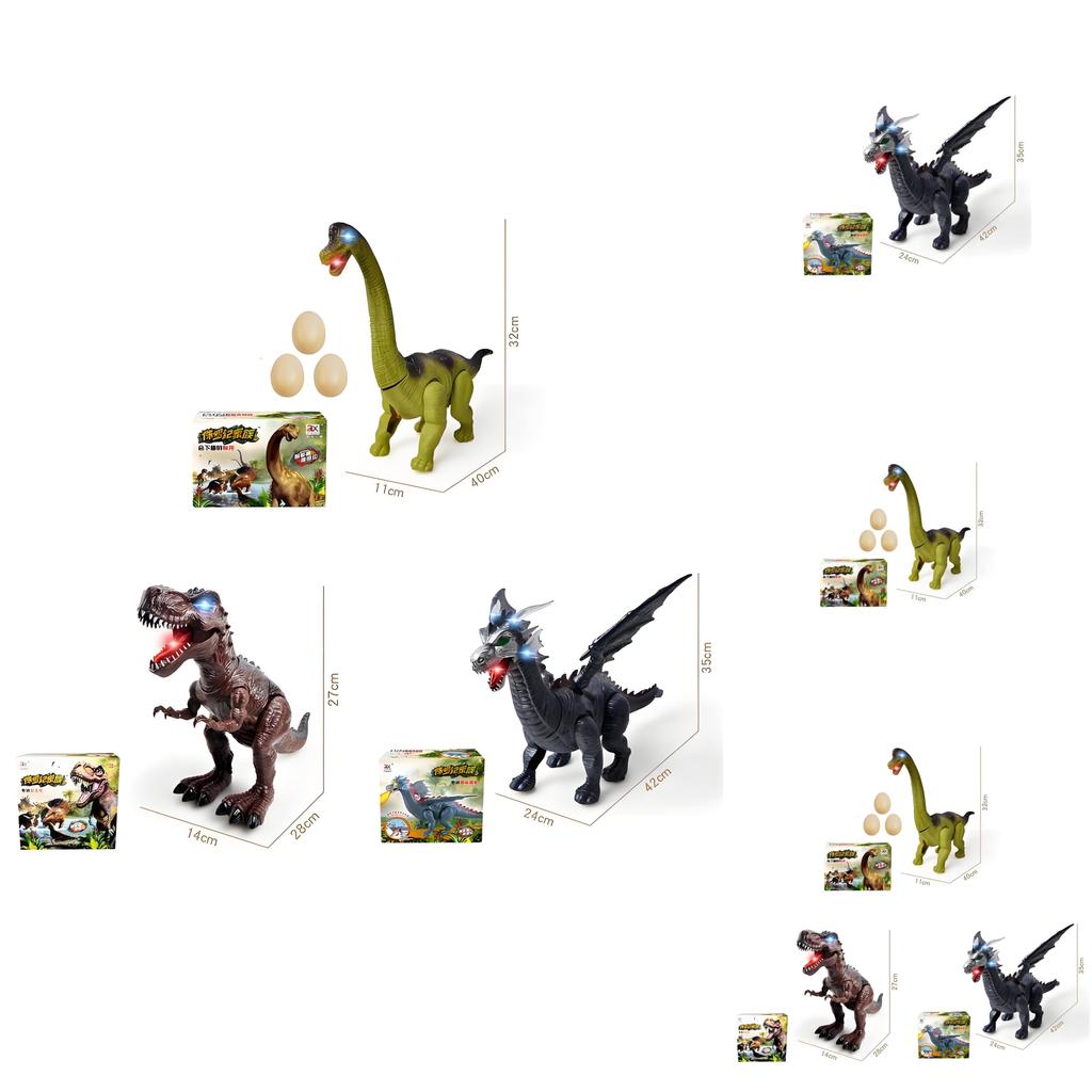Kinderspielzeug Dinosaurier Modell Mit Lichtern Für Entwicklung Und Interaktives Spiel