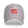 LECLERC 16 F 2022 Baseball Cap Kids Hat Vintage Mens Caps Womens