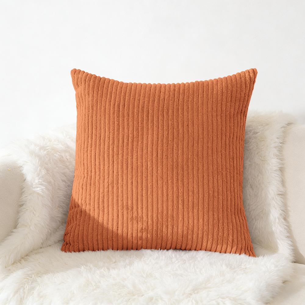 Cord Kissenbezug 40X40 45X45 50x50 30x50 CM Weicher Plüsch Flanell Kissenbezug Flauschige Sofakissenhülle für Sofa Wohnzimmer