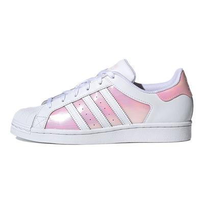 Superstar Białe Przezroczyste Różowe Damskie Sneakersy Cloud-White FX6042
