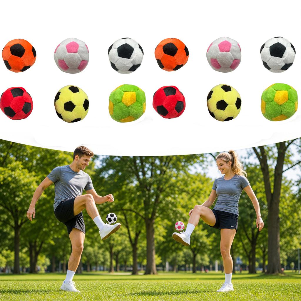 10cm Baumwollgefüllter Hacky Sack Weicher Freestyle Fußsack Trainer Anfängerfreundlich Leicht Langlebig Lustiges Geschenk