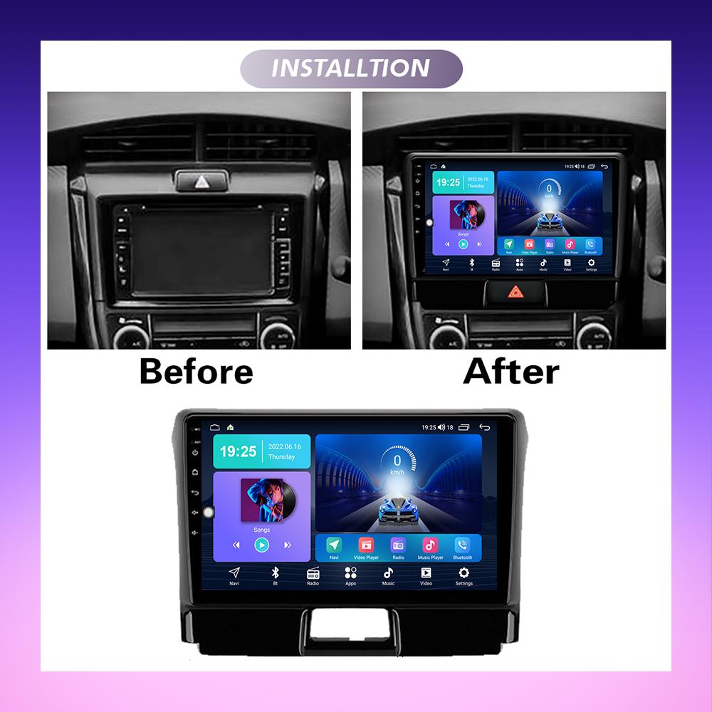 2 DIN Android Car Radio For Toyota Corolla Axio 2 Fielder 3 2012-2021 Multimedia Player Head Unit Stereo GPS Navigation WIFI 1+16GB