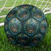 Aquatic Treasures Symbols Round Football Size 5 Adult Ball Suitable for Training Matches and Outdoor Team.