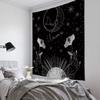 Taro Scandinavian Ins Style Ink Tapestry Bohemian Style Wall Hanging Bedroom Background Wall Decoration
